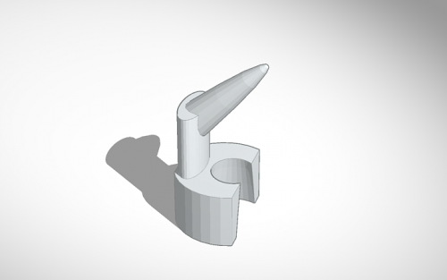 Airbrush Splatter Nozzle Universal fit. Small.Free 3D Download